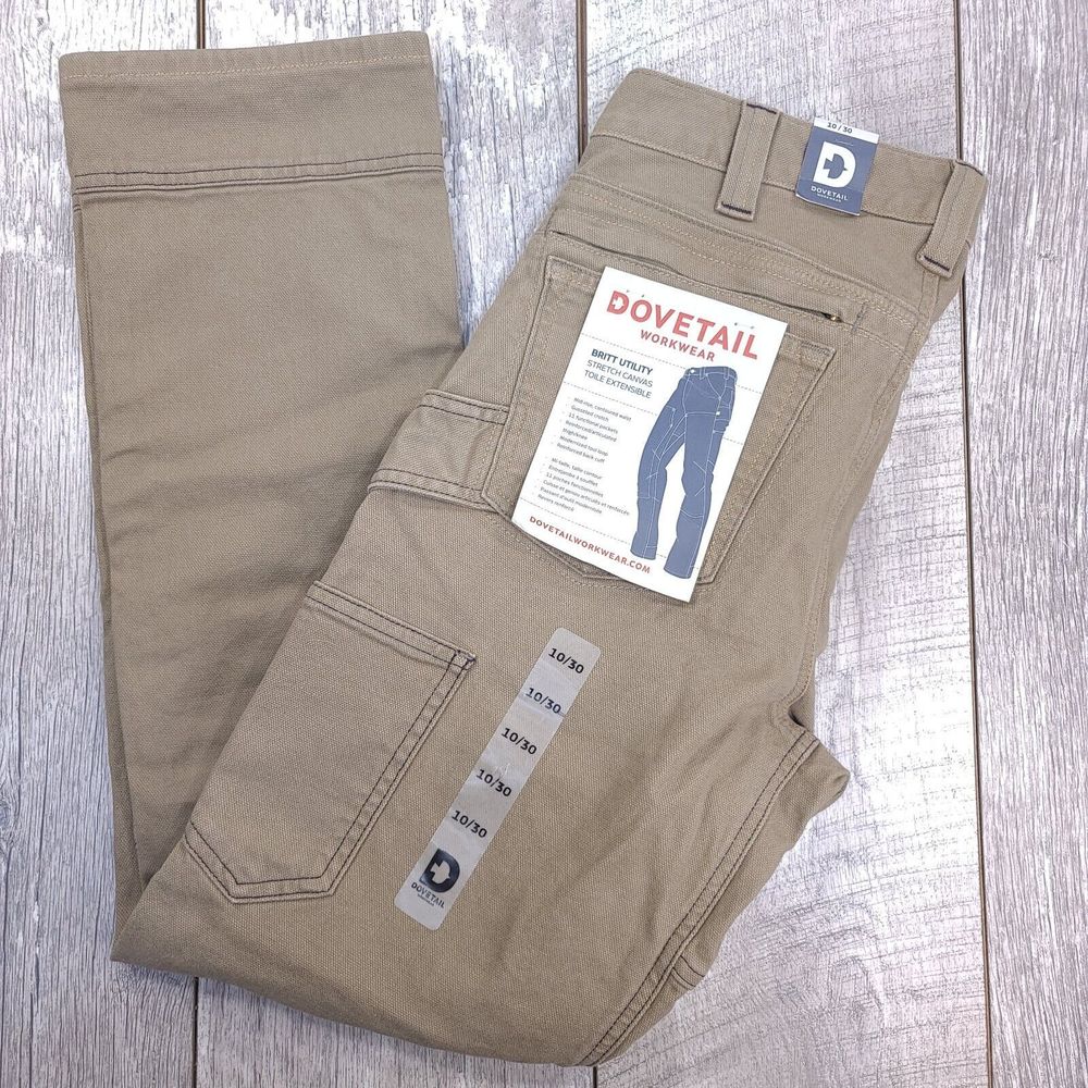 Dovetail Women's Straight Leg Pants - Khaki